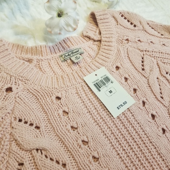 Lucky Brand Tomorrow Cable Knit Sweater - Picture 7 of 8